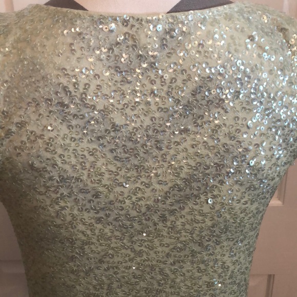 J. Crew Light Green Sequin Tank - Picture 5 of 5